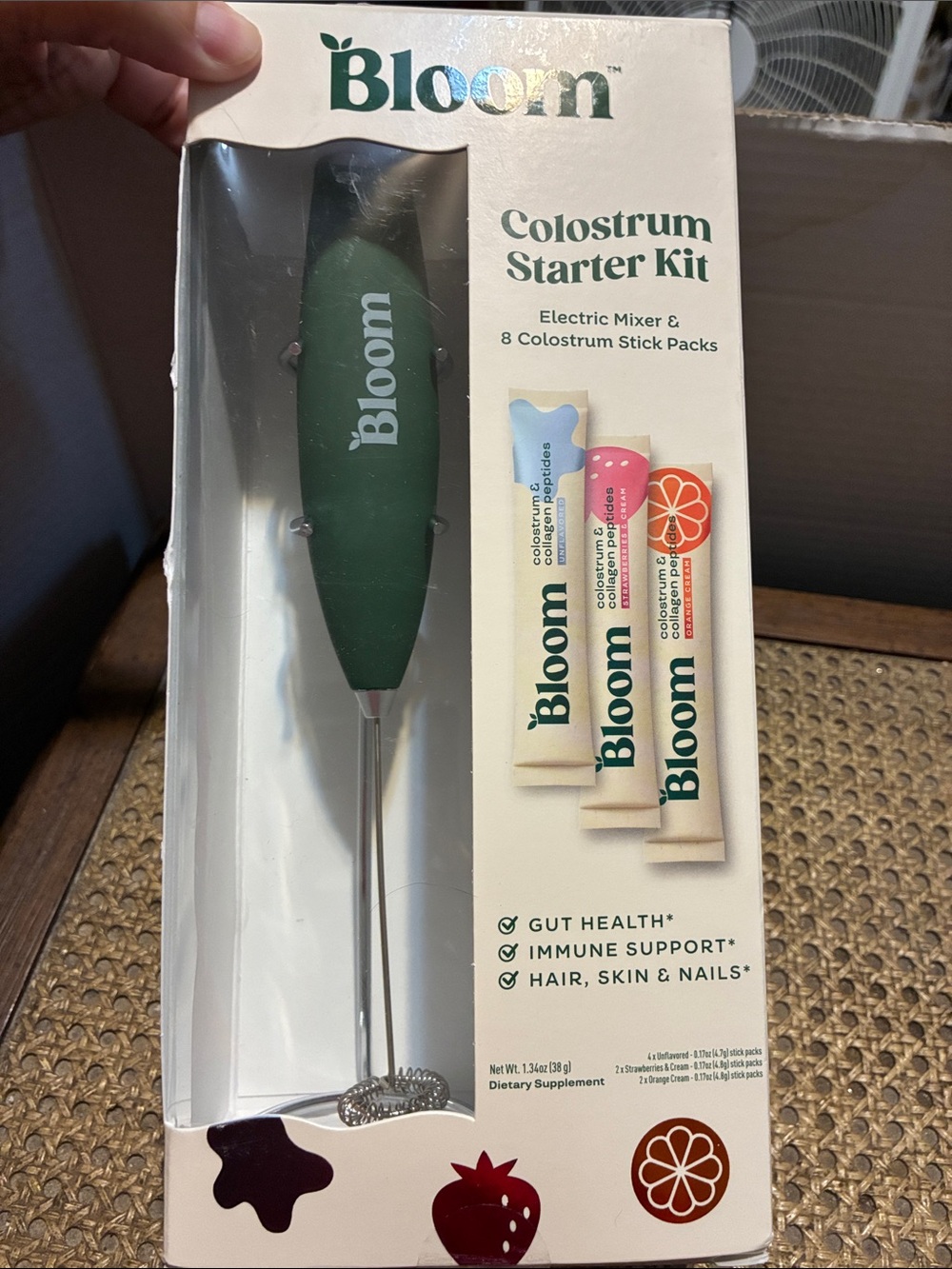 Bloom Green Colostrum Starter Kit with Branded Stick Packs 🆕